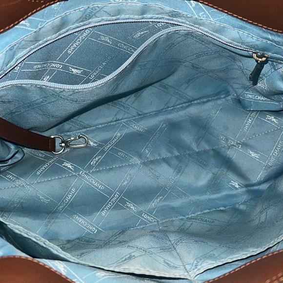 Longchamp Rich Brown Leather Satchel - Picture 12 of 16